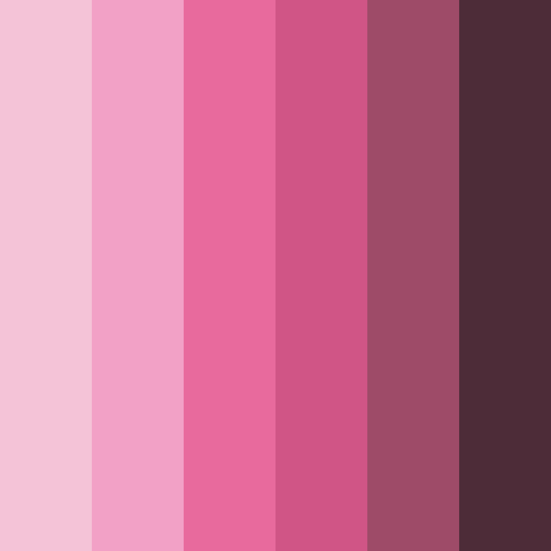 Download pink pastel color palette PNG image (square)