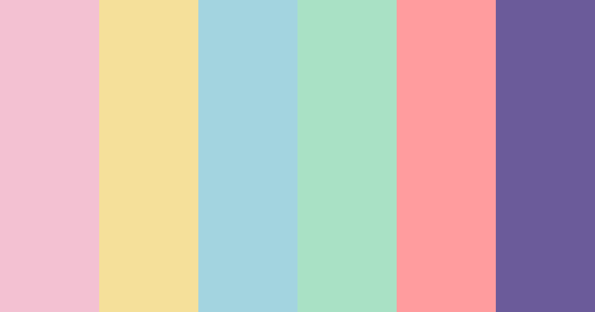 Download pastel pink color palette PNG image (landscape)