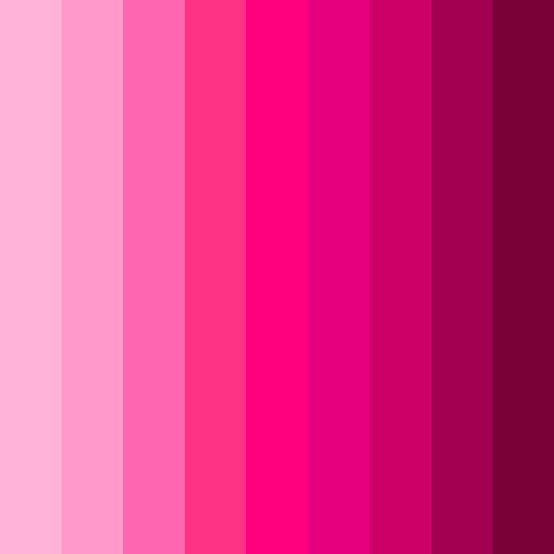Download neon blush burst color palette PNG image (square)