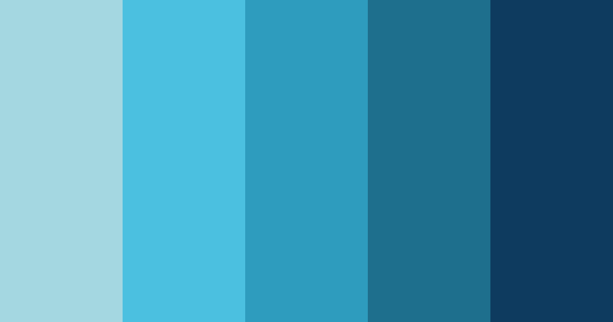 Download blue high-tech color palette PNG image (landscape)