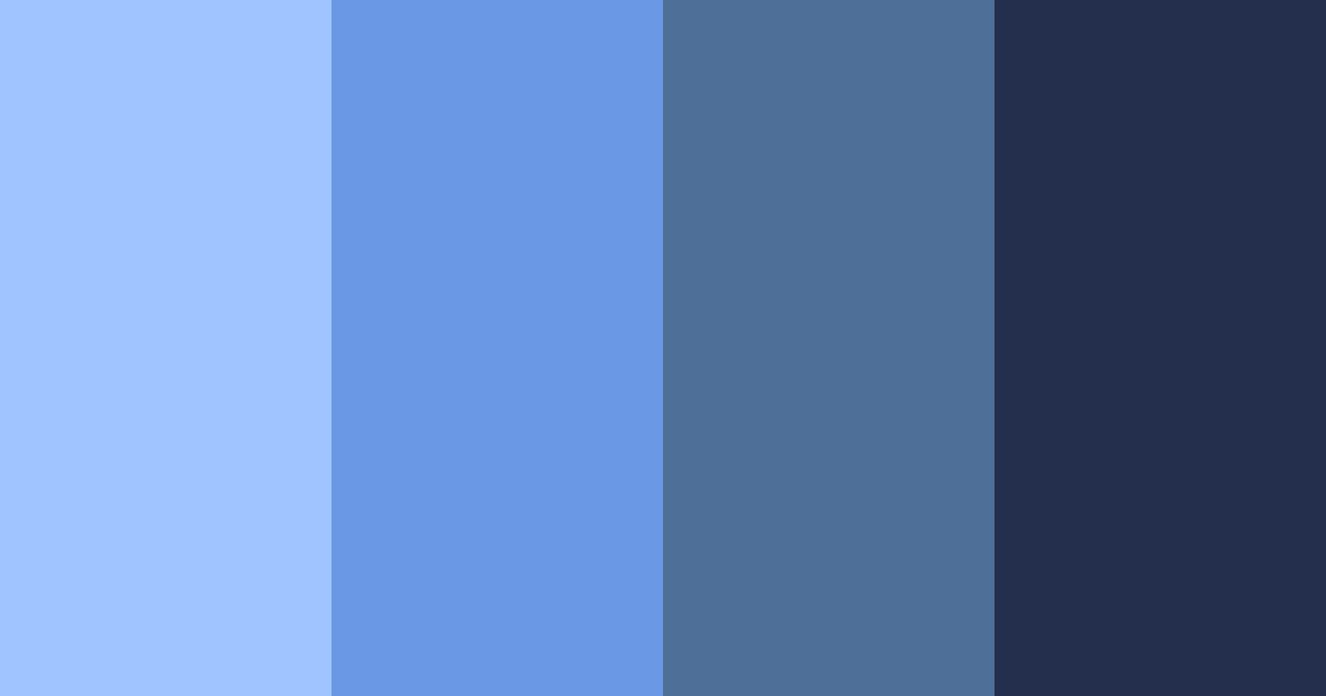 Download blue space color palette PNG image (landscape)