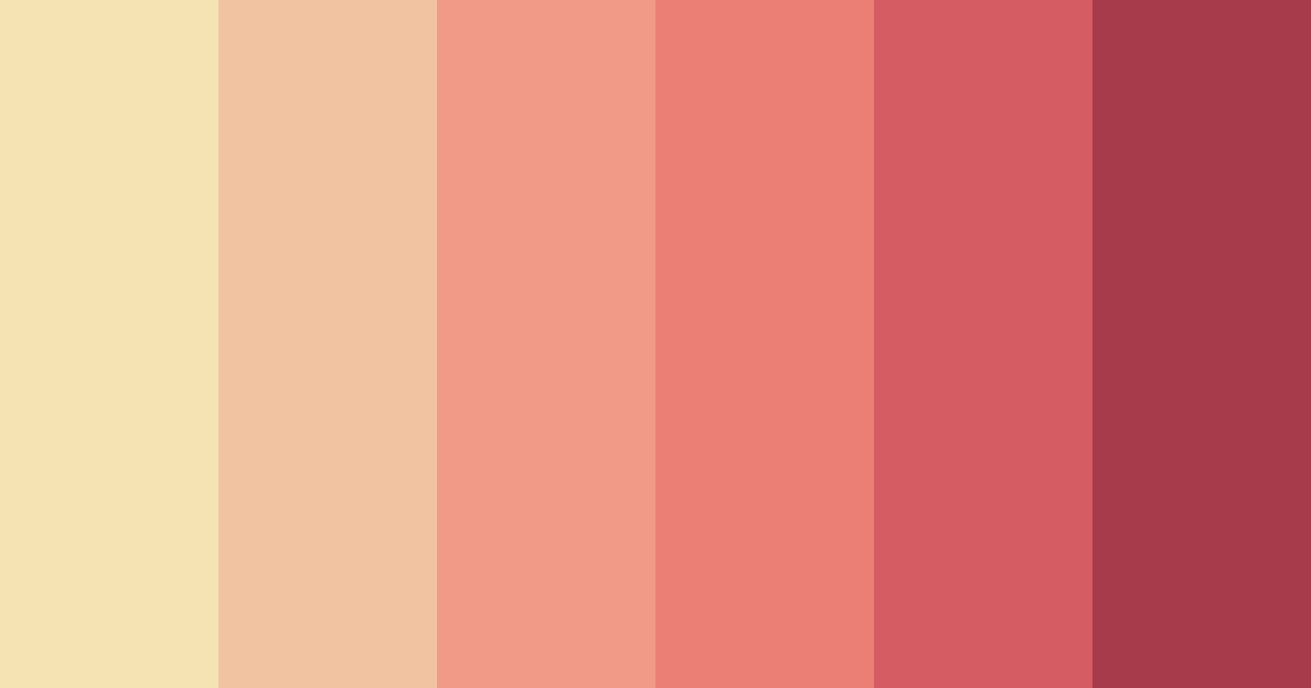 Download sunset blush color palette PNG image (landscape)