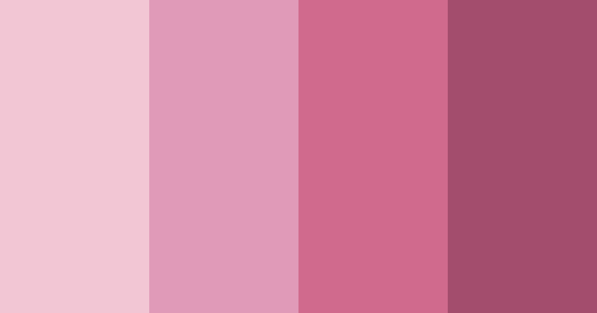 Download blushing elegance color palette PNG image (landscape)