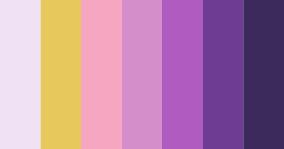 Download whimsical twilight color palette PNG image (landscape)