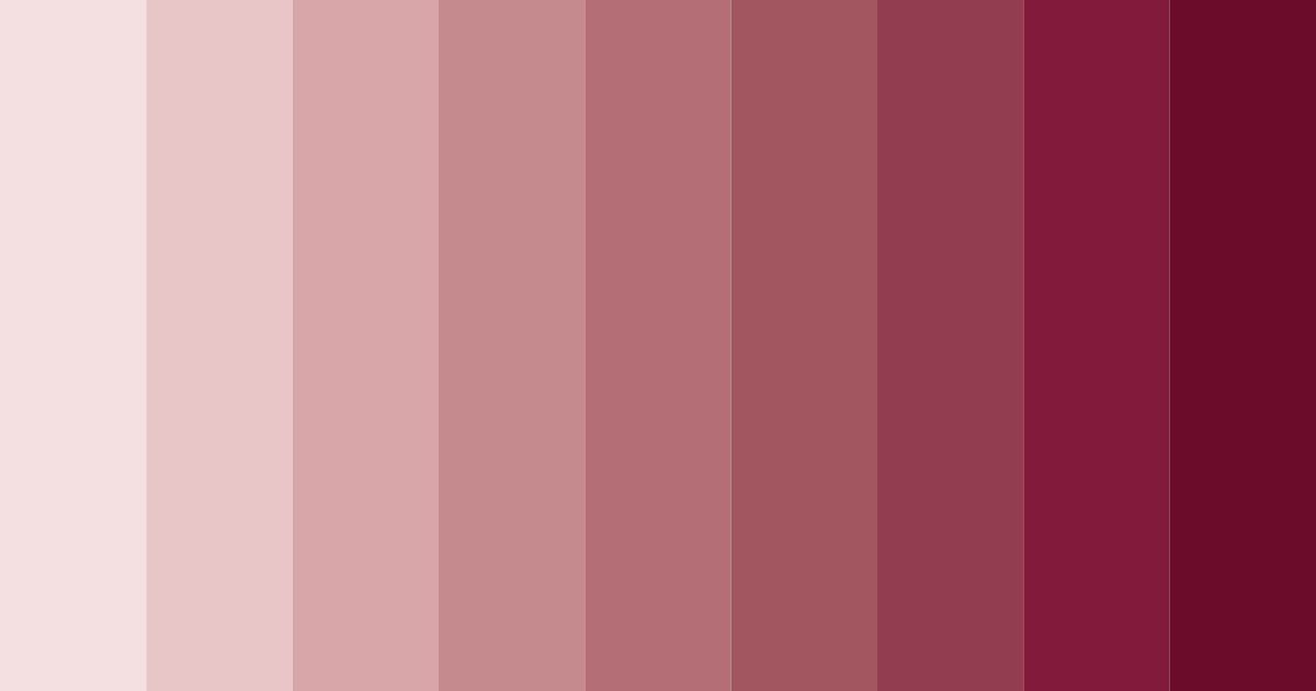 Download blushing blossoms color palette PNG image (landscape)