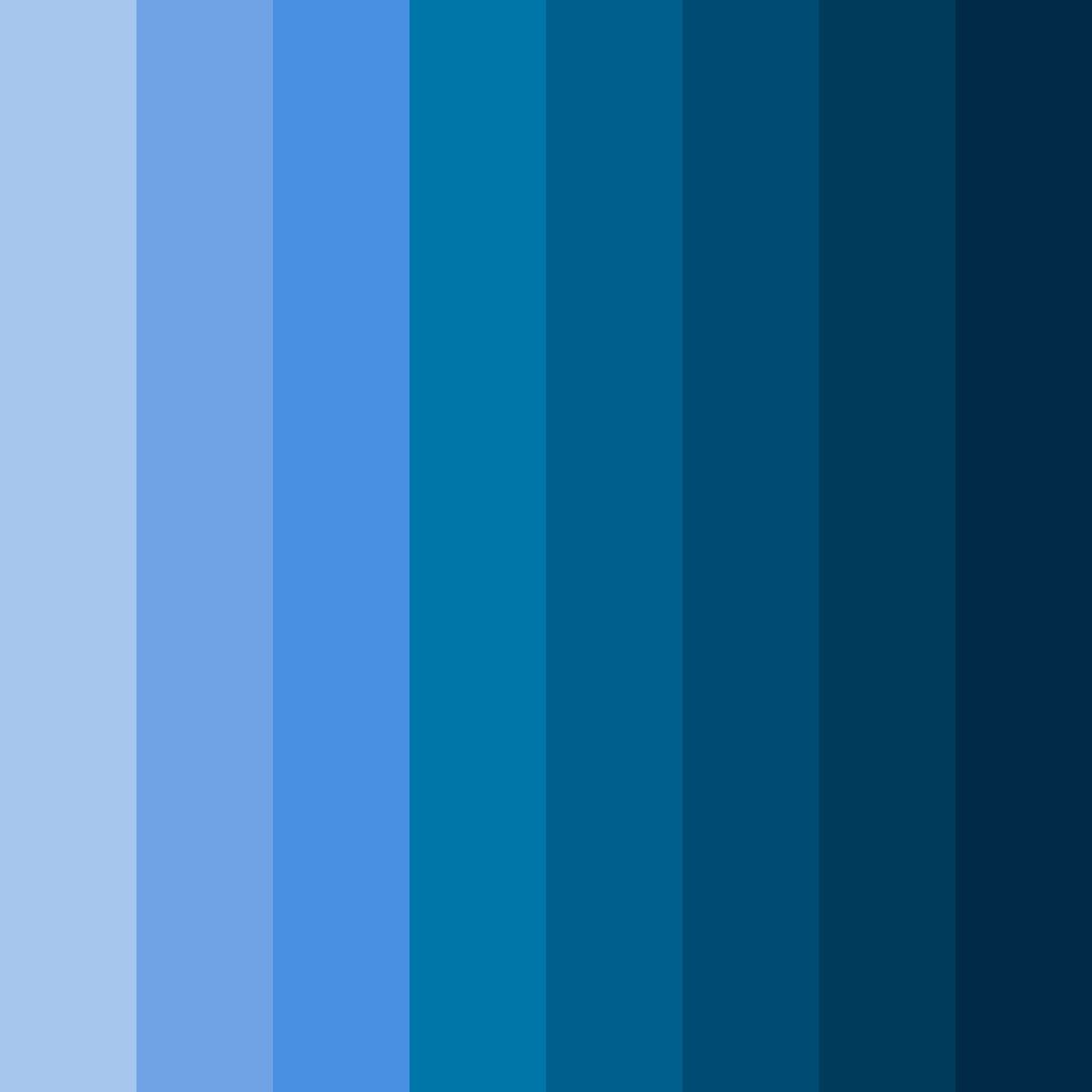 Download light blue color palette PNG image (square)
