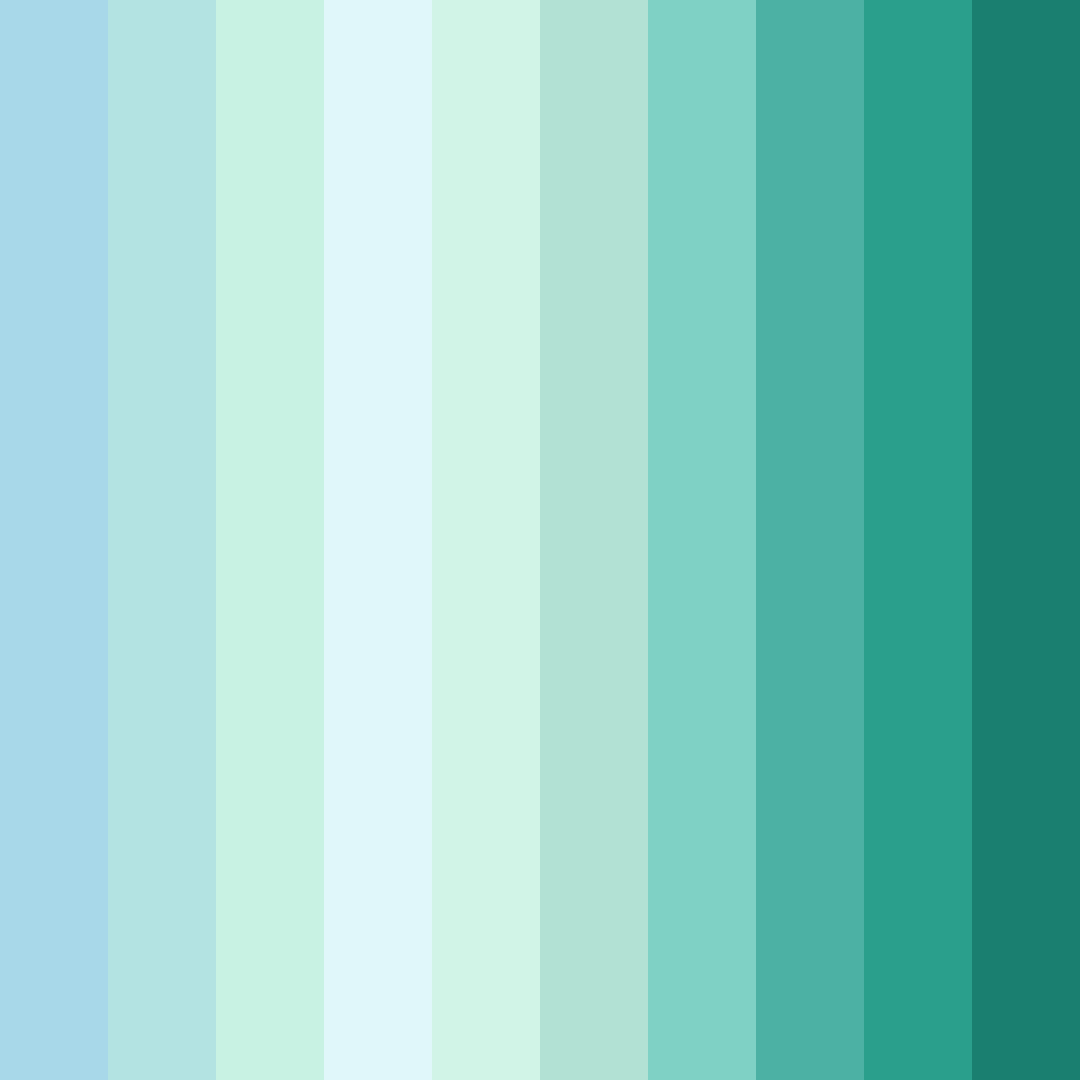 Download serenity tide color palette PNG image (square)