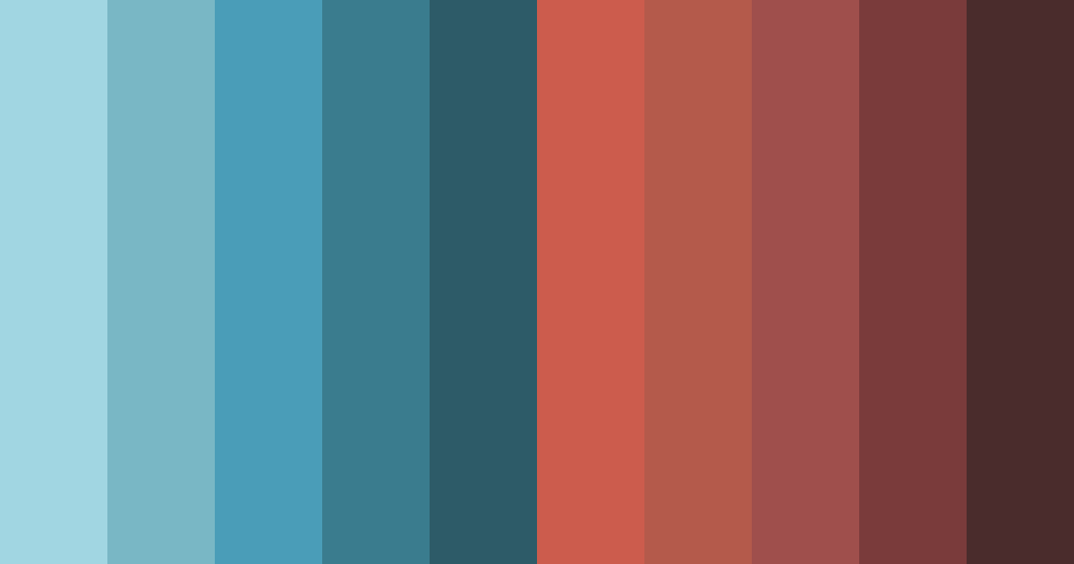Download tidal eruption color palette PNG image (landscape)