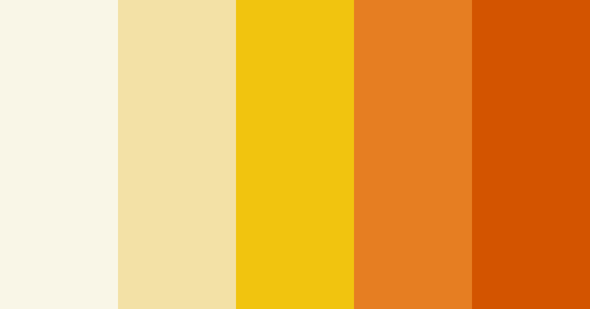 Download sunny bonds color palette PNG image (landscape)