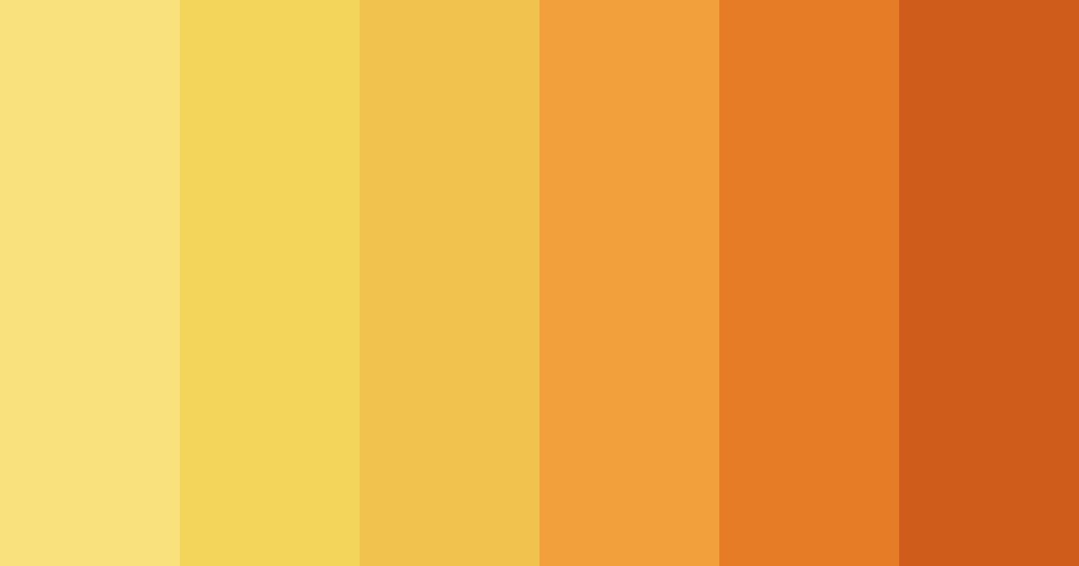 Download golden radiance color palette PNG image (landscape)