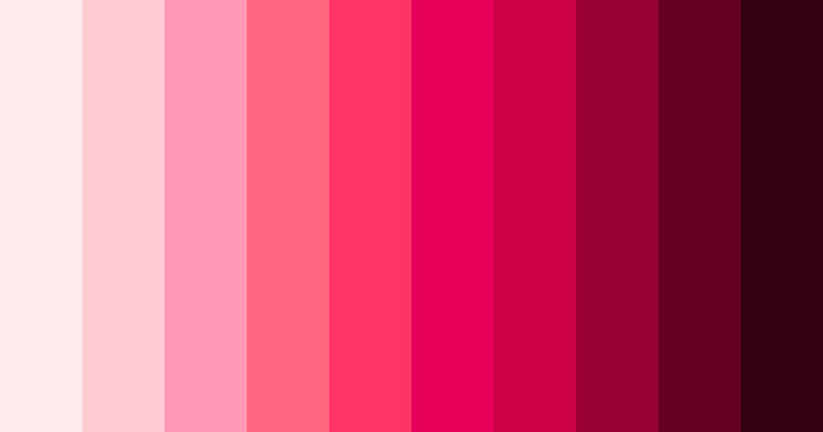 Download vivid blossoms color palette PNG image (landscape)