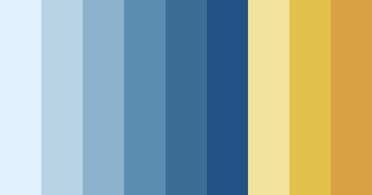 Download dark blue with yellow accent color palette PNG image (landscape)