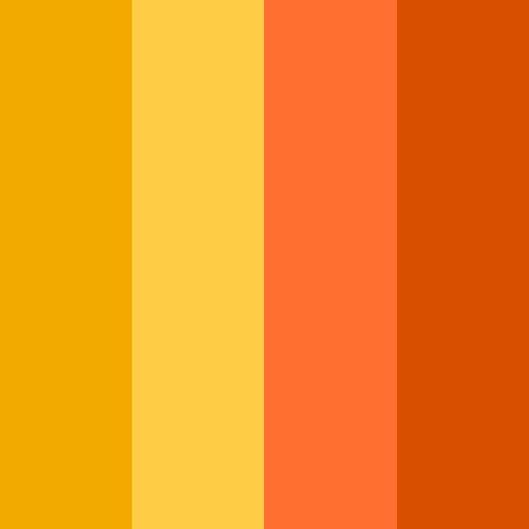 Download sunset sorbet color palette PNG image (square)