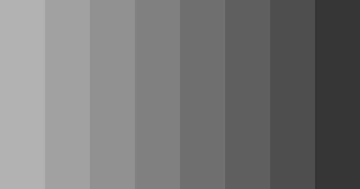 Download shades of steel color palette PNG image (landscape)