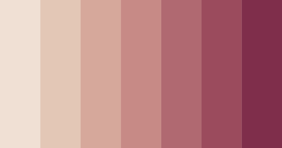 Download blushing blooms color palette PNG image (landscape)