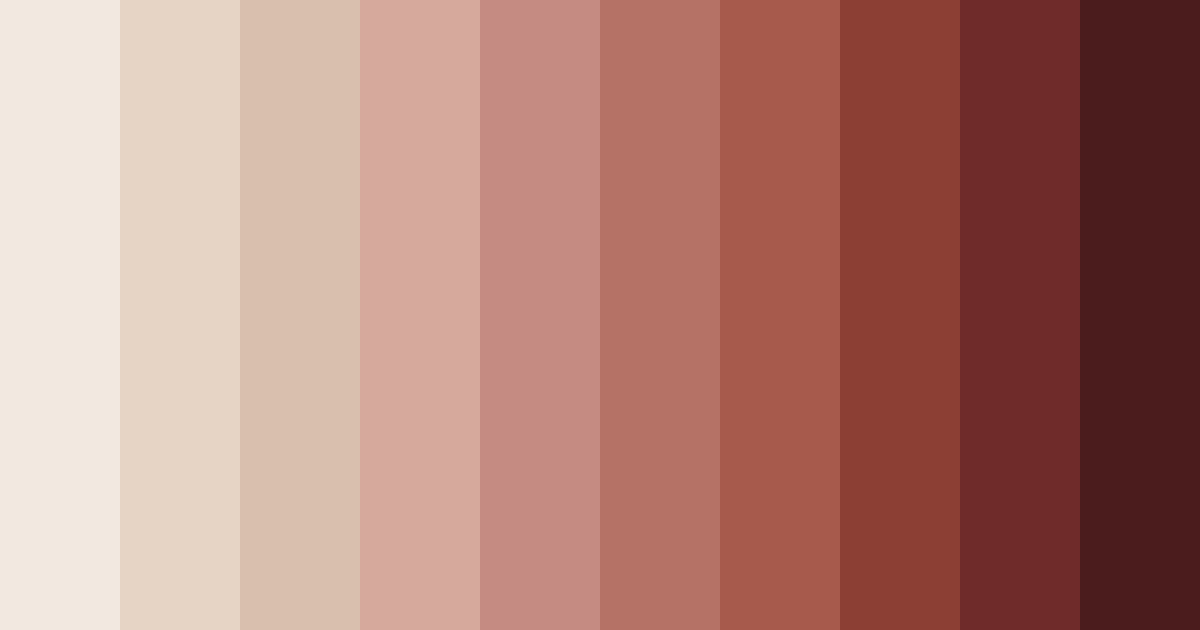 Download whispering rosewood color palette PNG image (landscape)
