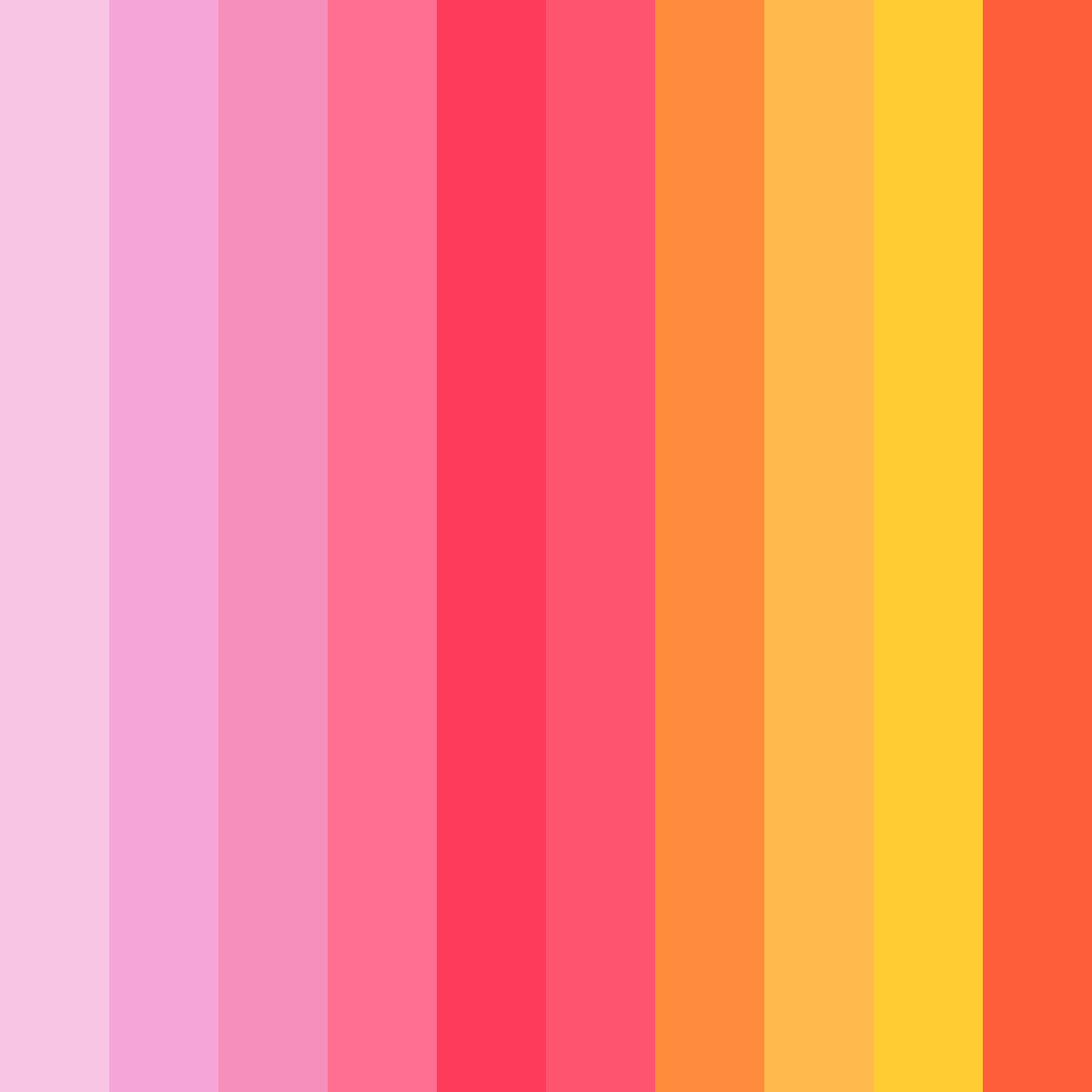 Download vibrant whirlwind color palette PNG image (square)