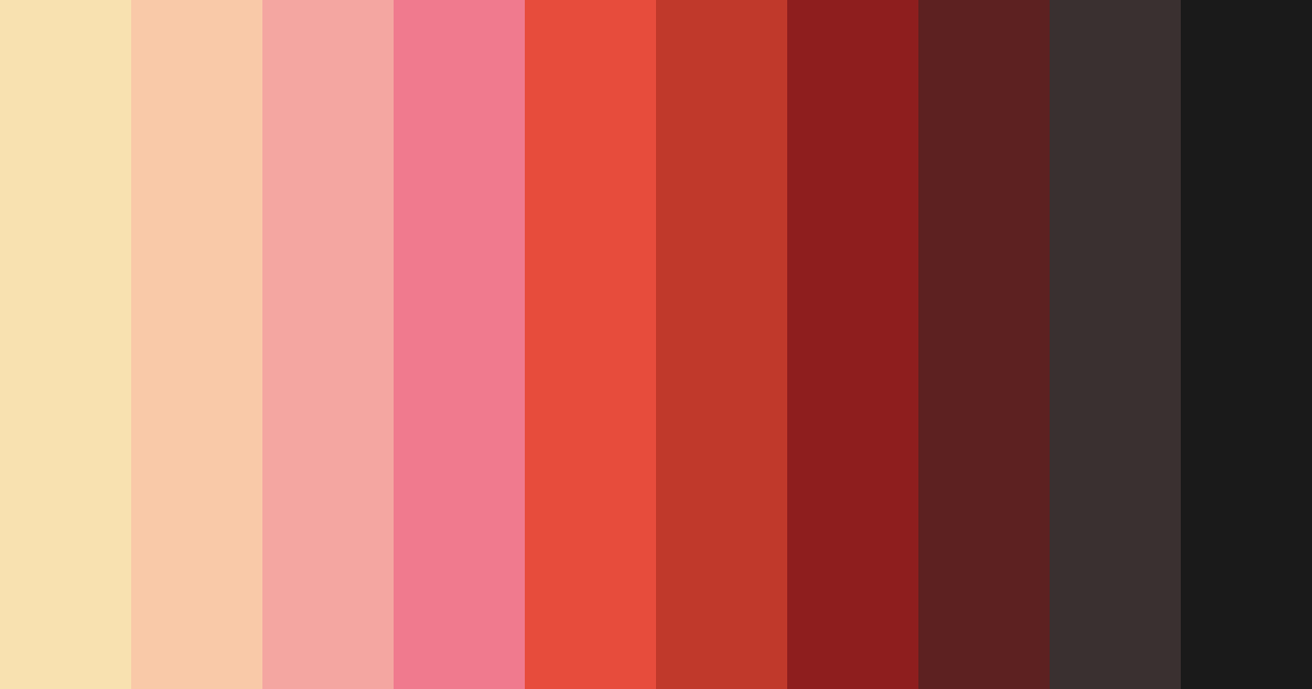 Download crimson embrace color palette PNG image (landscape)