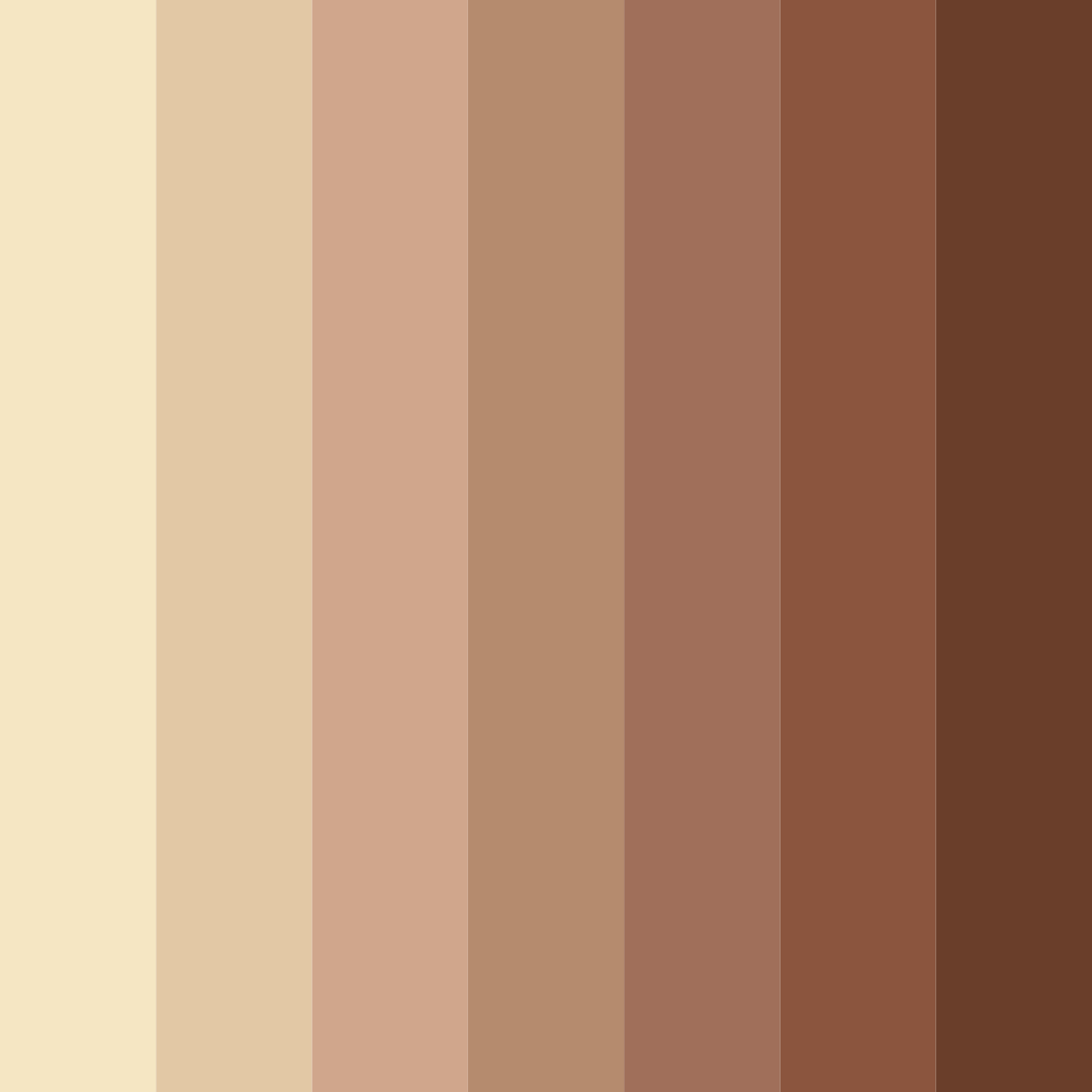 Download desert dunes color palette PNG image (square)