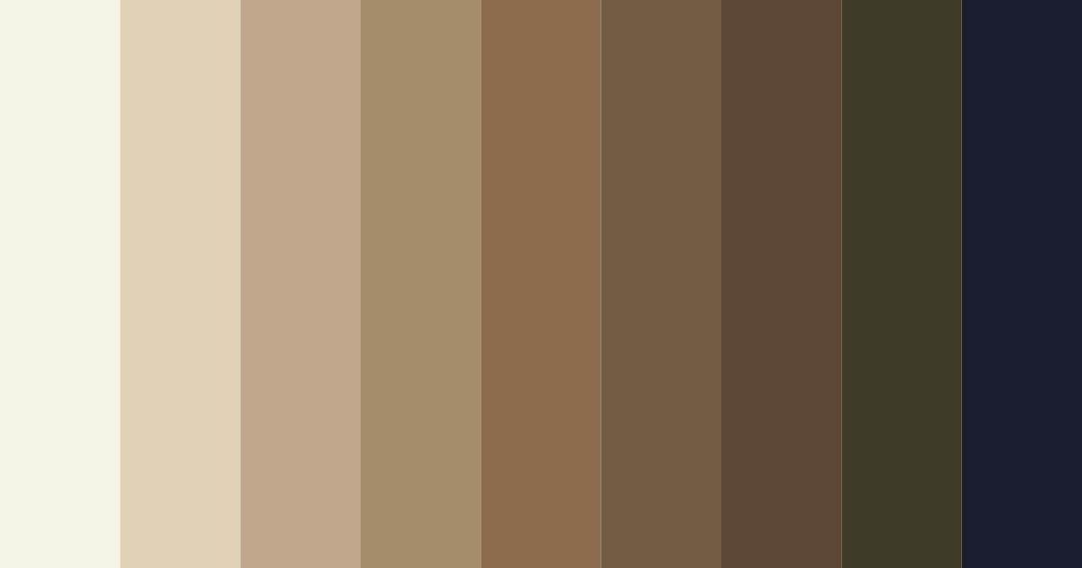 Download dark navy and wood color palette PNG image (landscape)