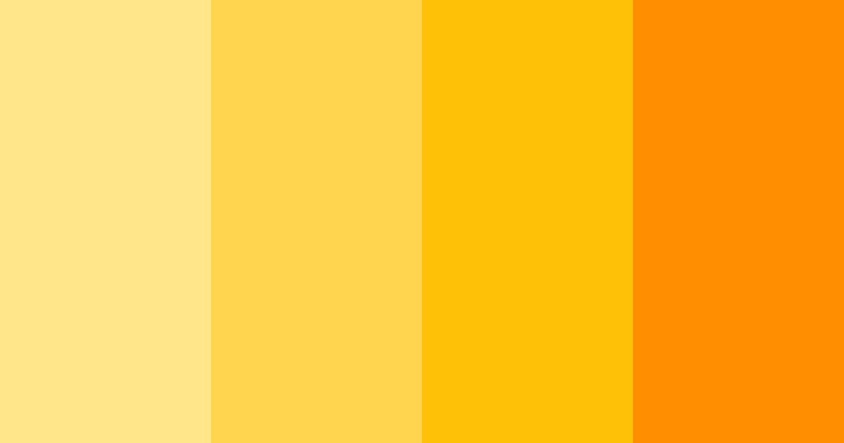 Download sunlit citrus color palette PNG image (landscape)