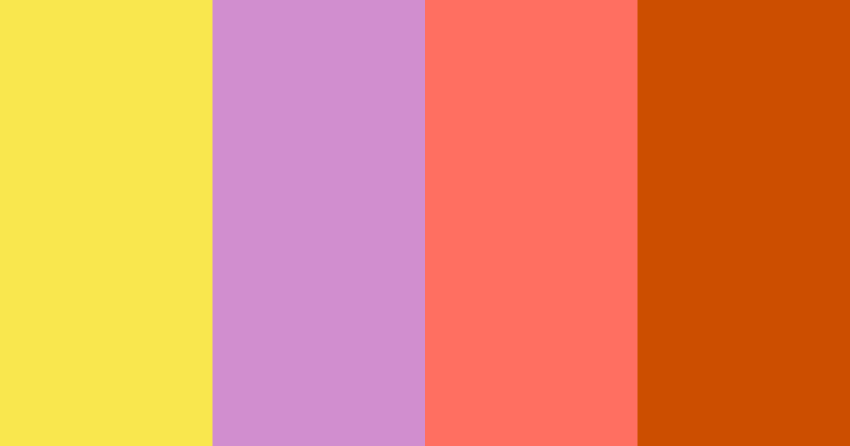 Download vibrant yellow color palette PNG image (landscape)