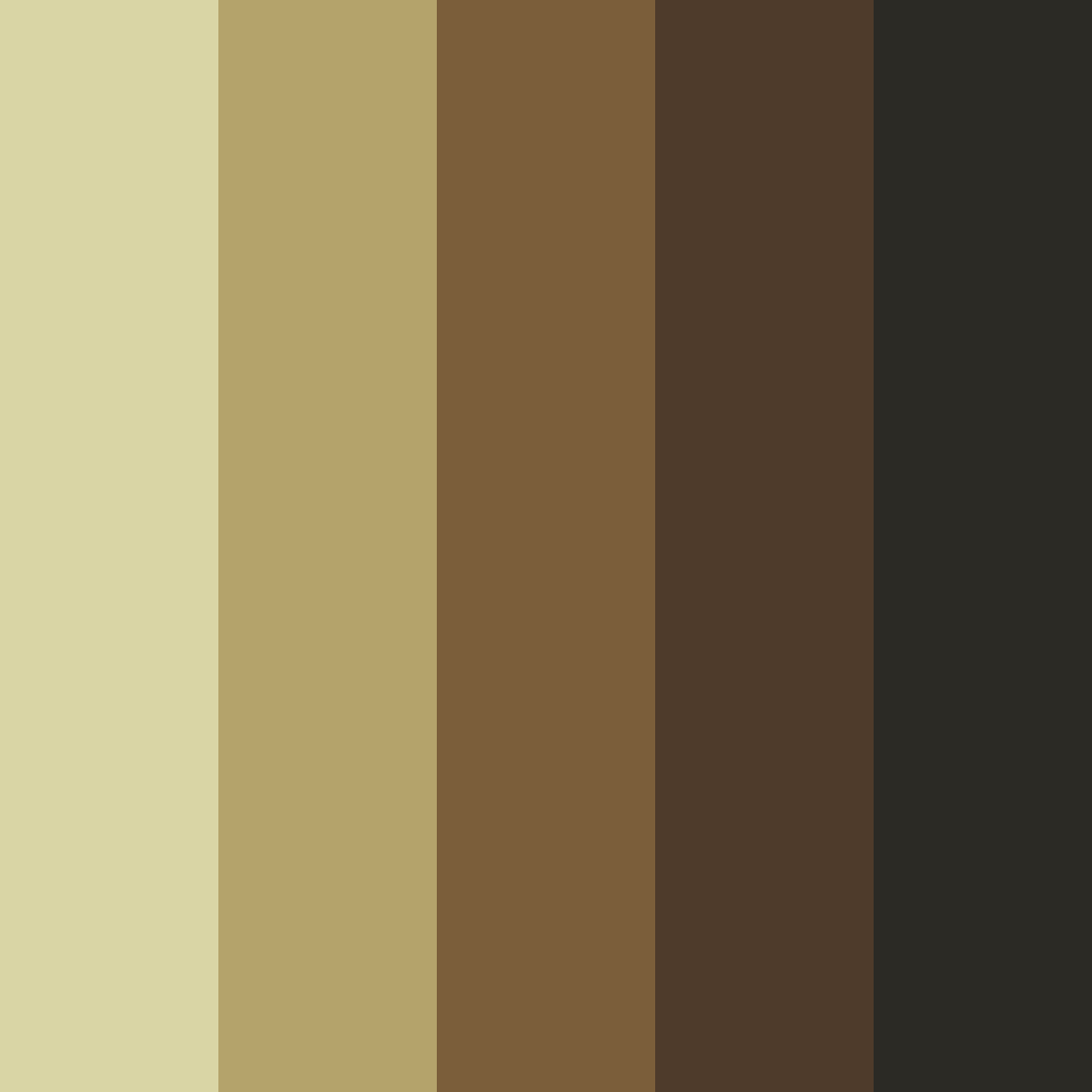 Download olive earth color palette PNG image (square)