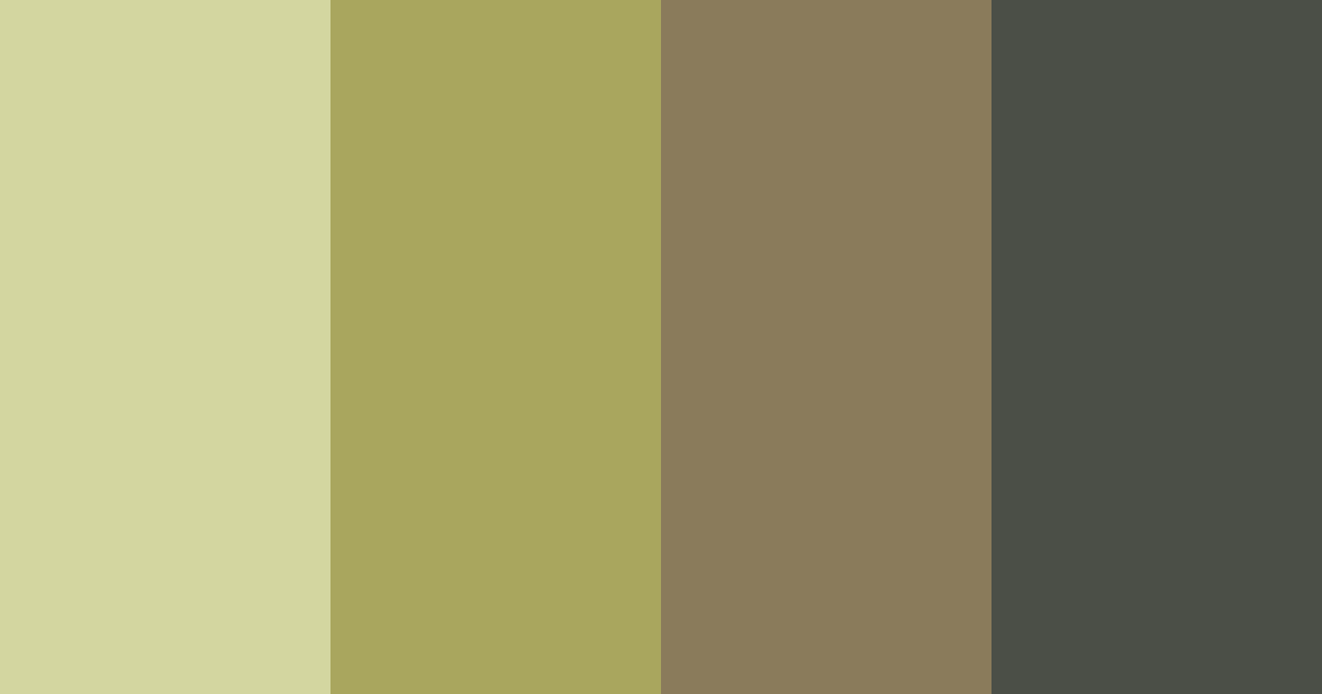 Download earthen elegance color palette PNG image (landscape)