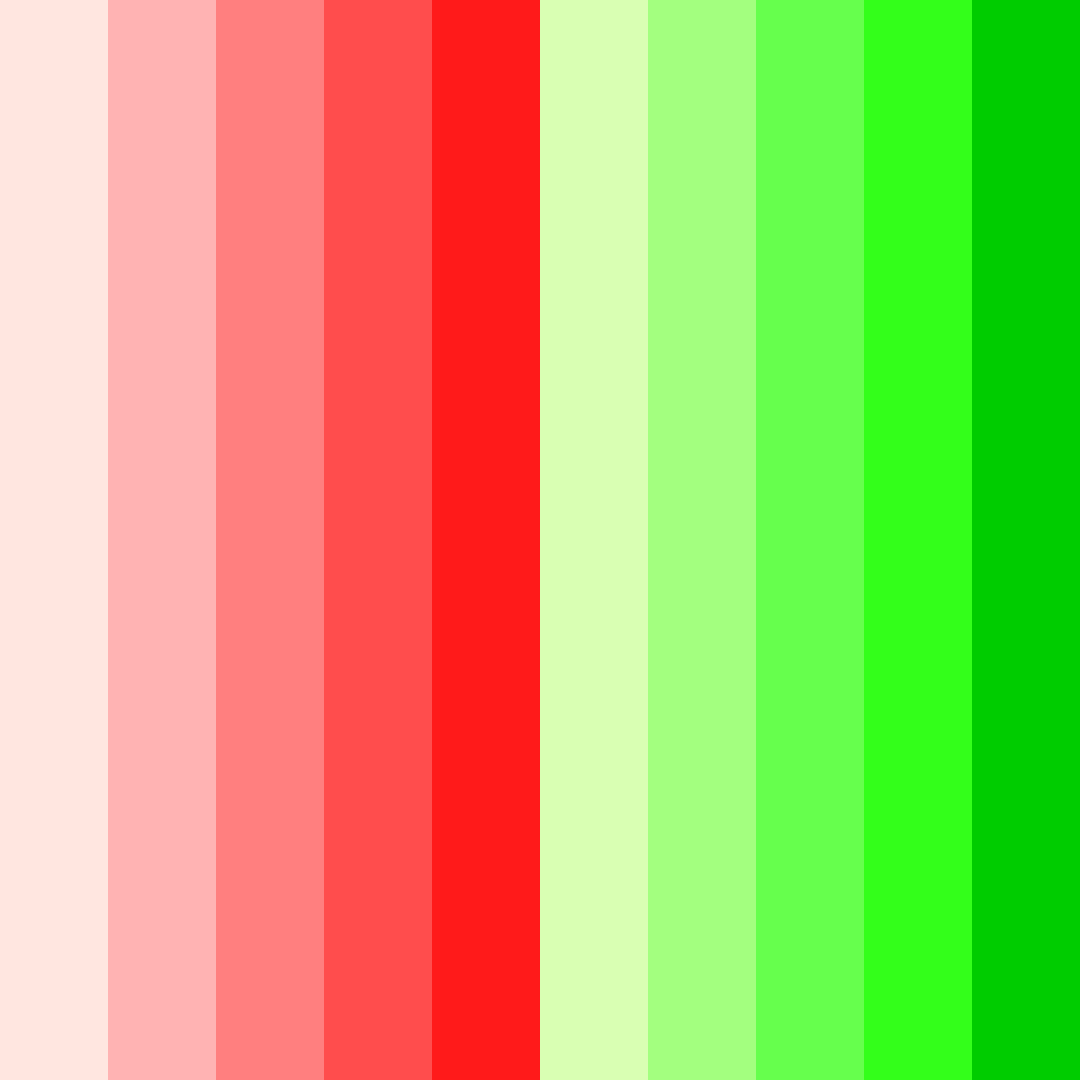 Download red and green delight color palette PNG image (square)