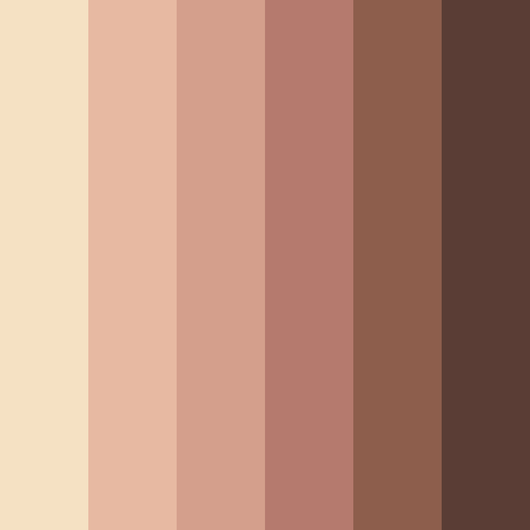 Download mushroom meadow color palette PNG image (square)