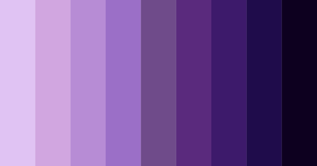Download enchanted twilight color palette PNG image (landscape)
