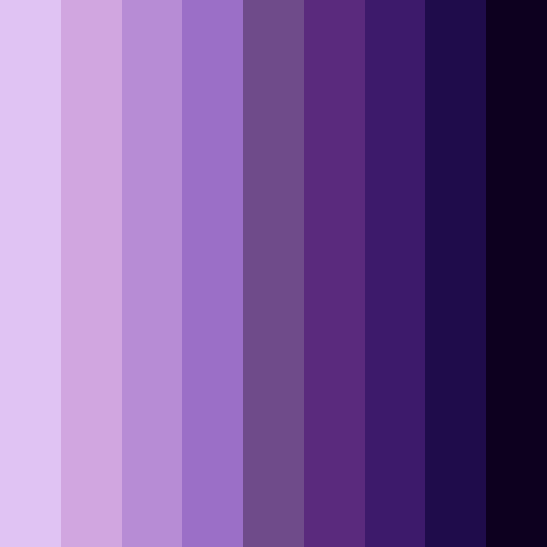 Download enchanted twilight color palette PNG image (square)