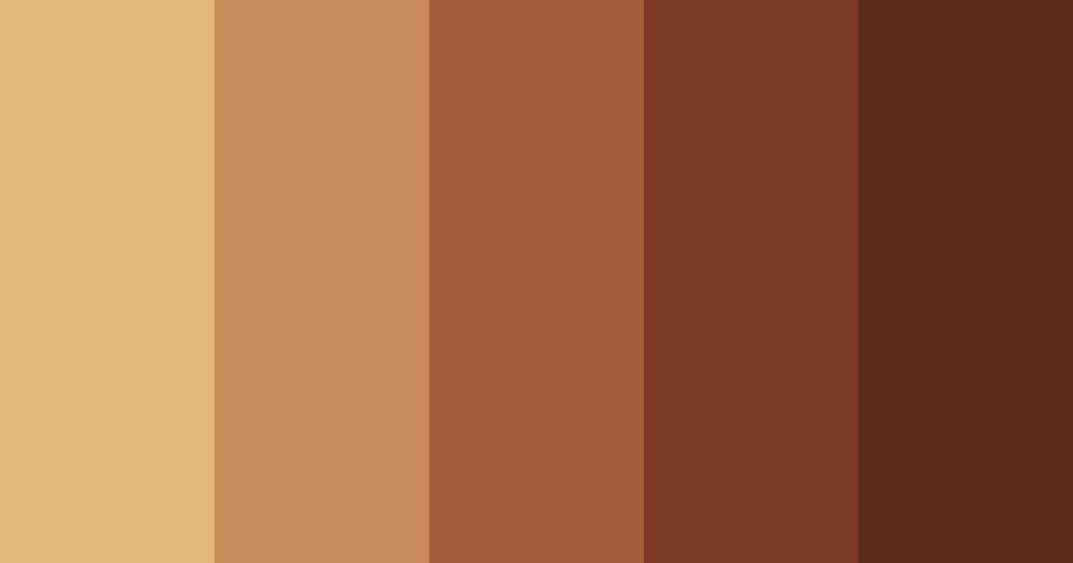 Download desert ember color palette PNG image (landscape)