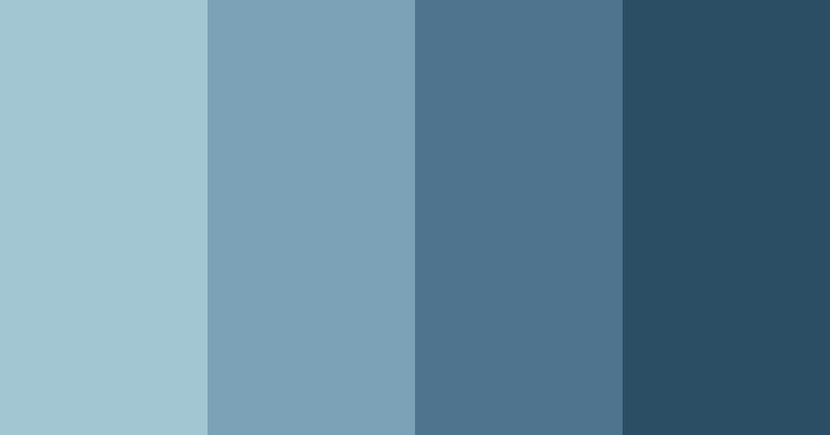 Download shades of blue gray color palette PNG image (landscape)