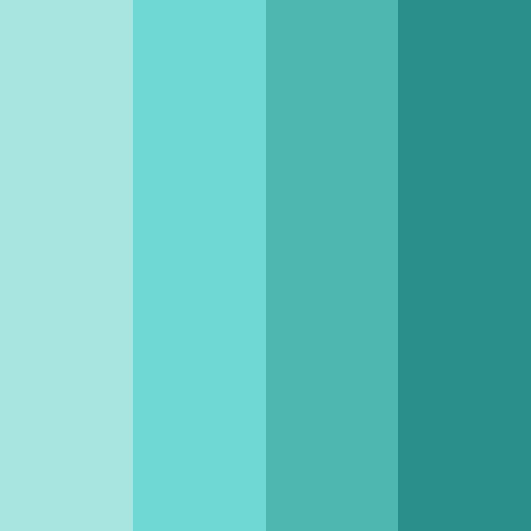 Download minty dreamscape color palette PNG image (square)