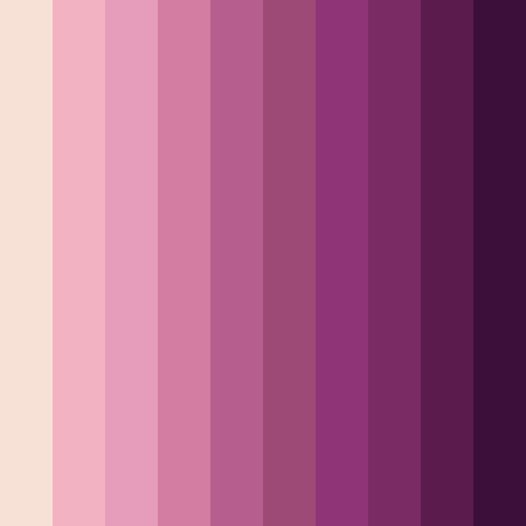 Download shades of pink green color palette PNG image (square)