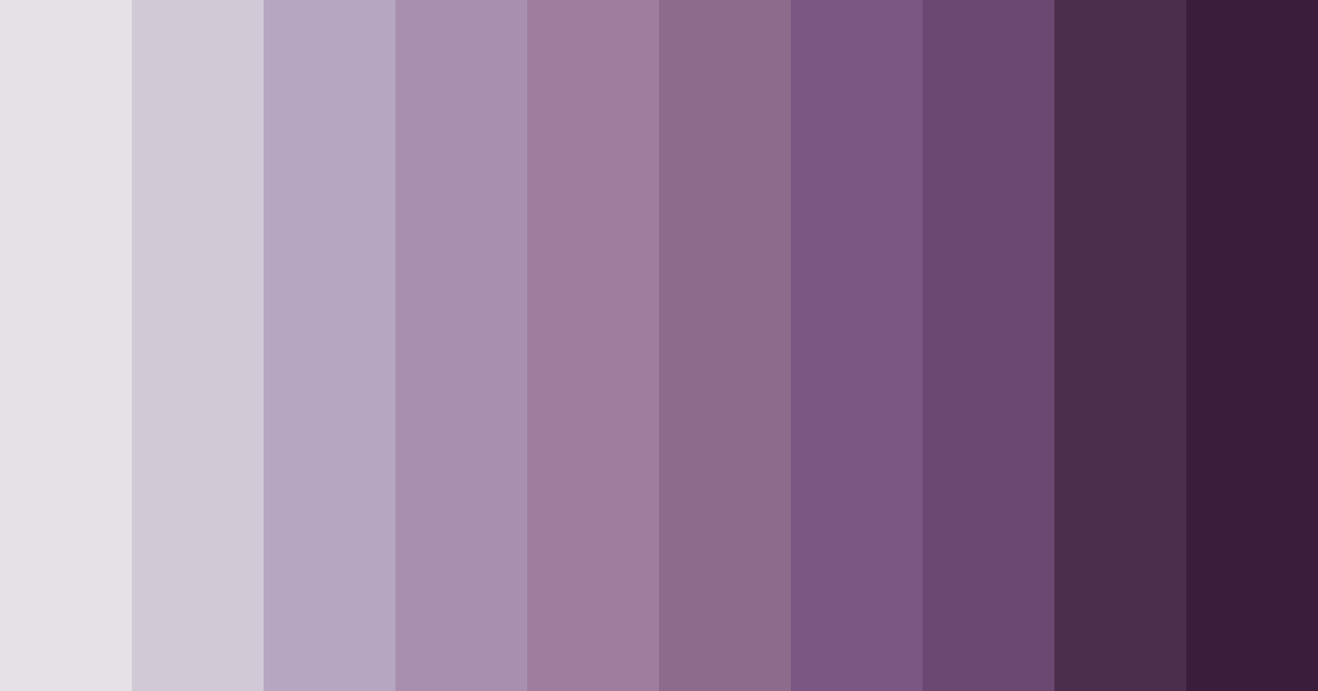 Download whispers of lavender shadows color palette PNG image (landscape)