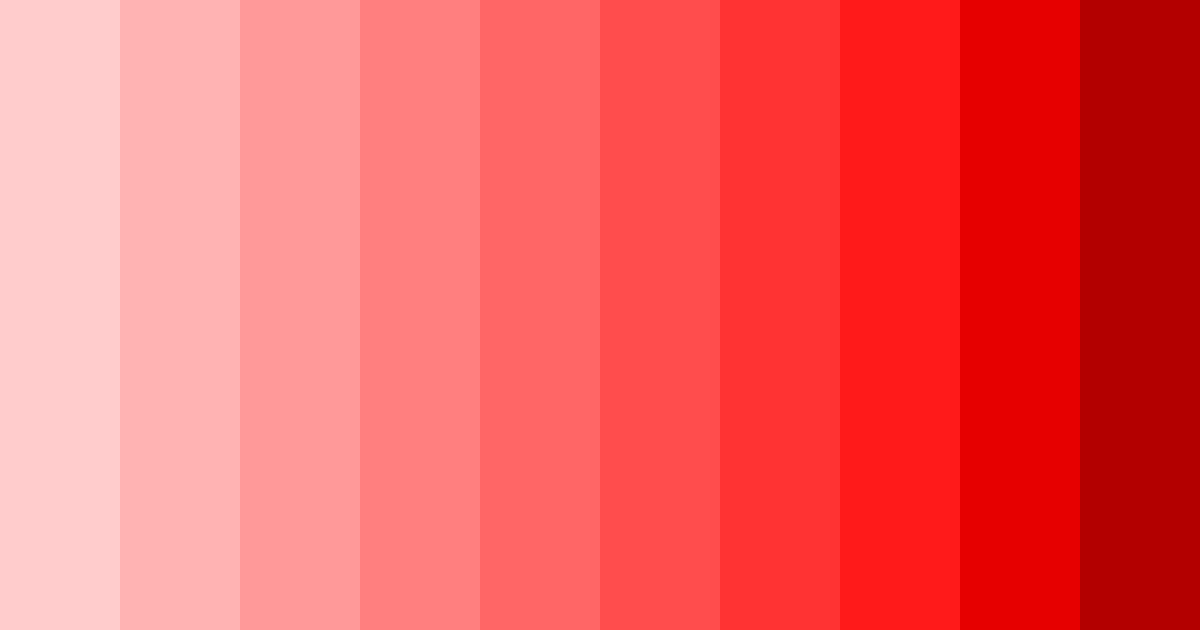 Download salmon shades color palette PNG image (landscape)