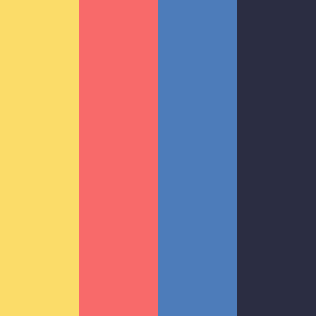 Download vibrant visions color palette PNG image (square)