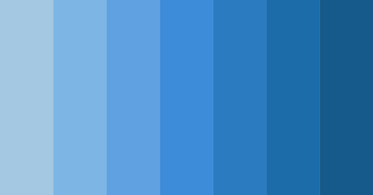 Download buzzing blue skies color palette PNG image (landscape)