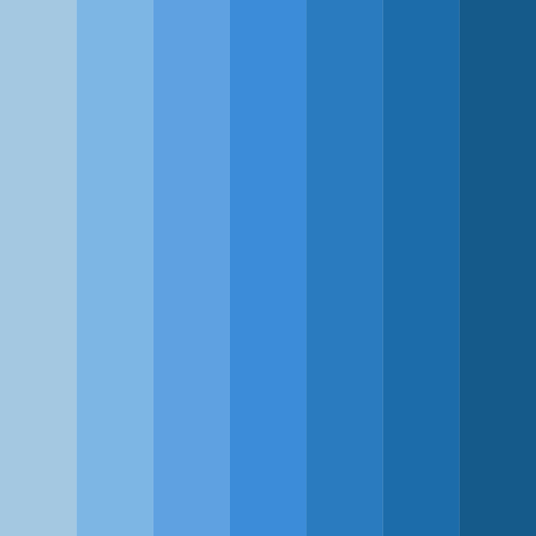 Download buzzing blue skies color palette PNG image (square)