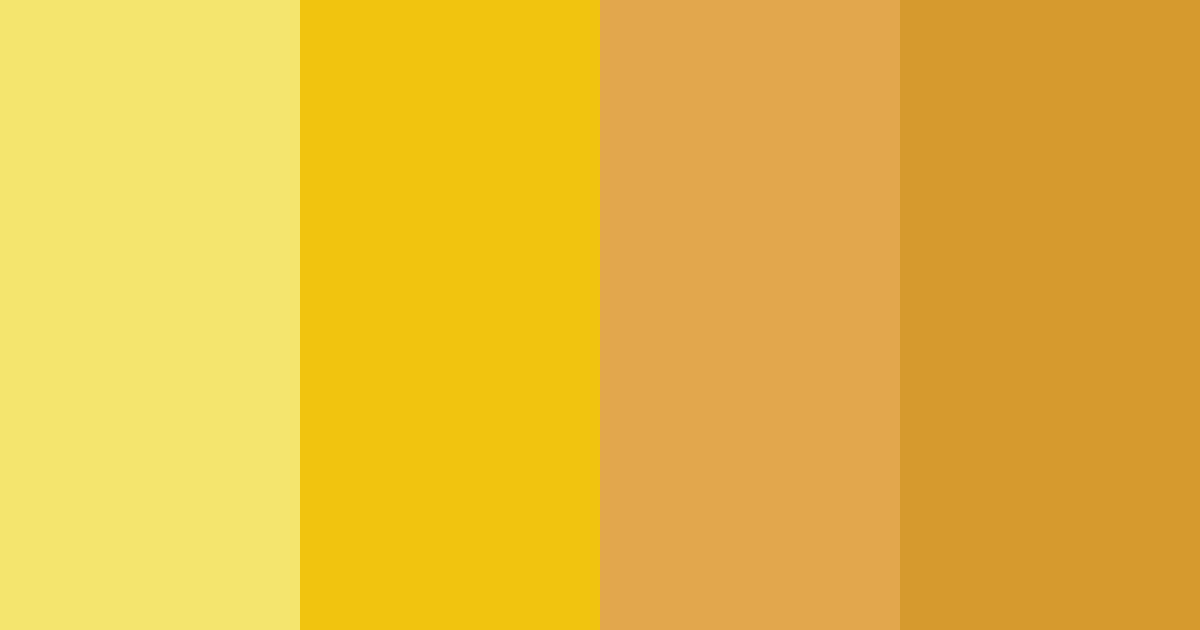 Download sunny hive harmony color palette PNG image (landscape)