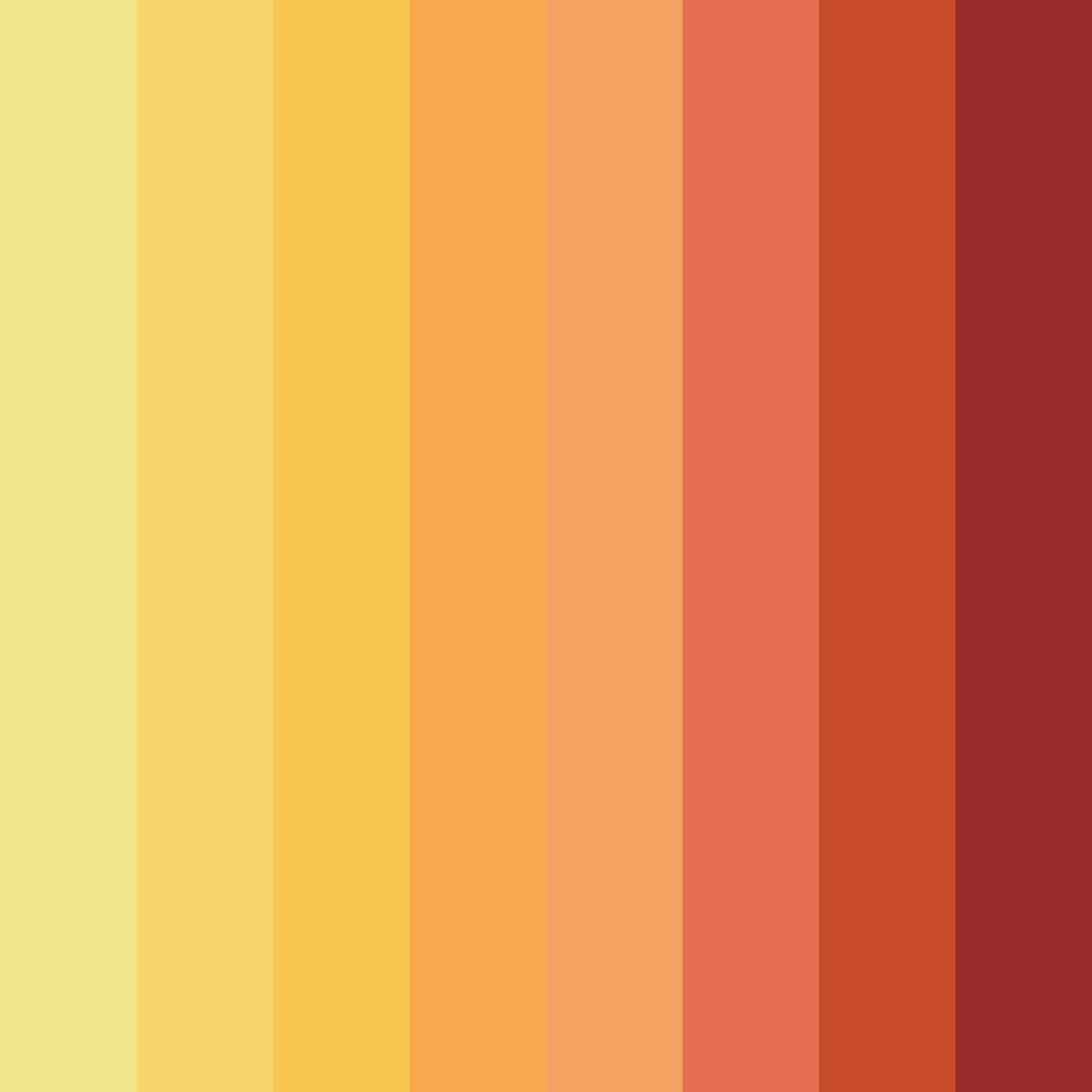Download honeyed horizon color palette PNG image (square)