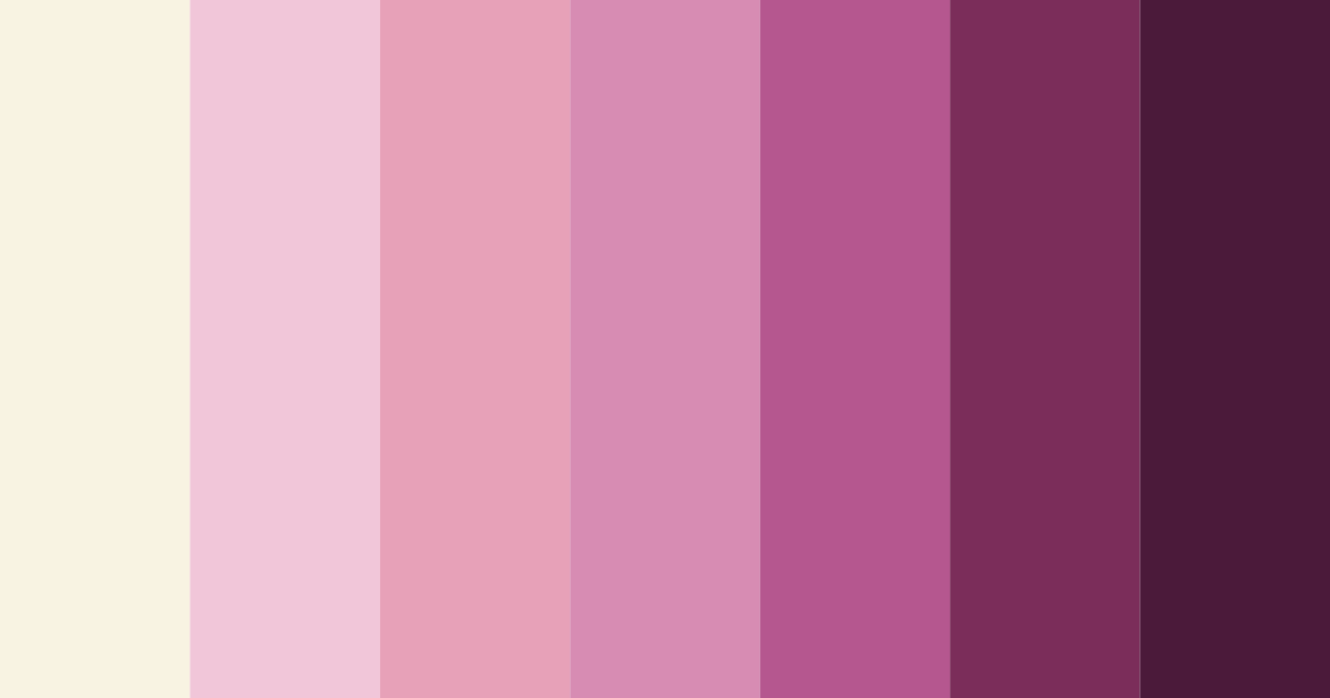Download pink ice cream color palette PNG image (landscape)