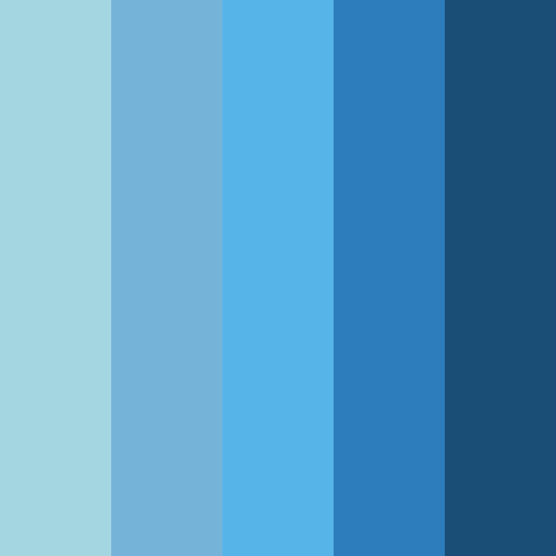 Download ocean breeze serenade color palette PNG image (square)