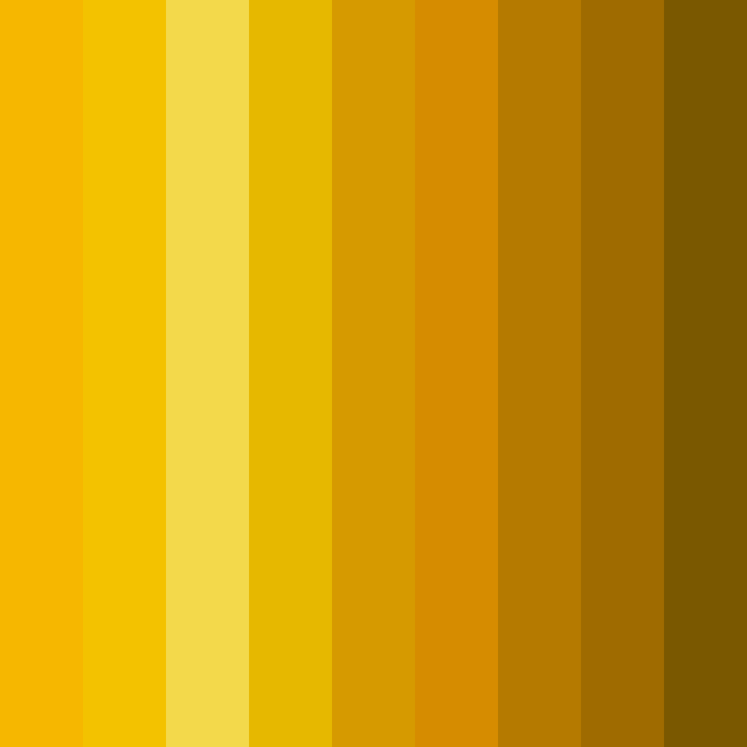 Download golden ember color palette PNG image (square)