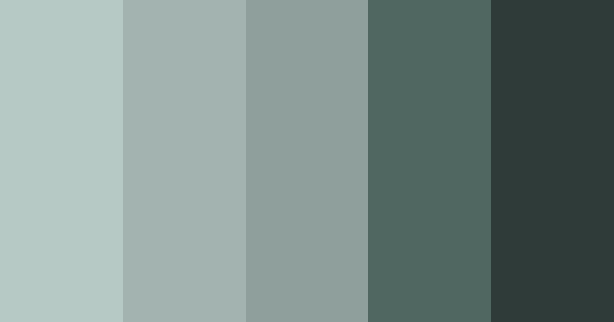 Download whispering forest color palette PNG image (landscape)