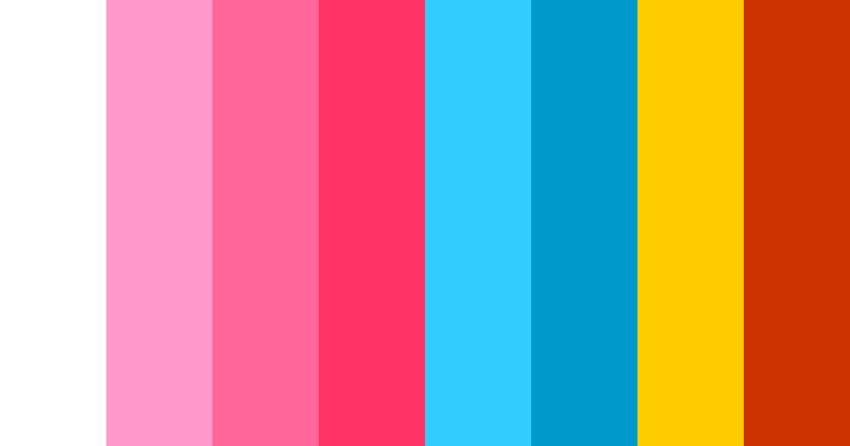 Download electric sunset splash color palette PNG image (landscape)