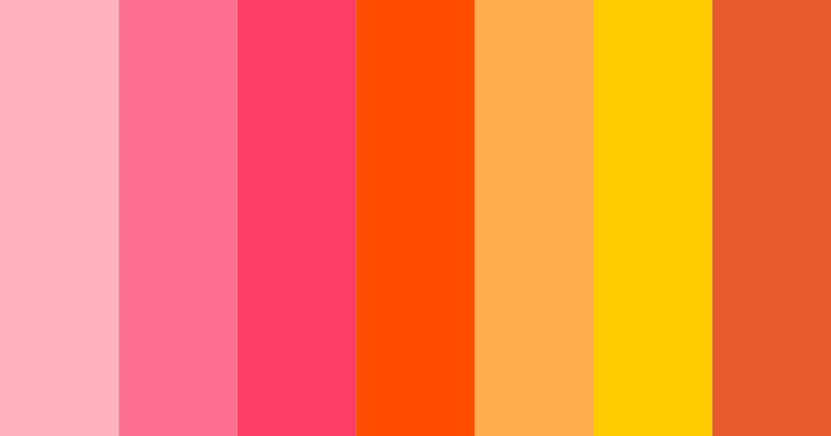 Download pink candy shop color palette PNG image (landscape)