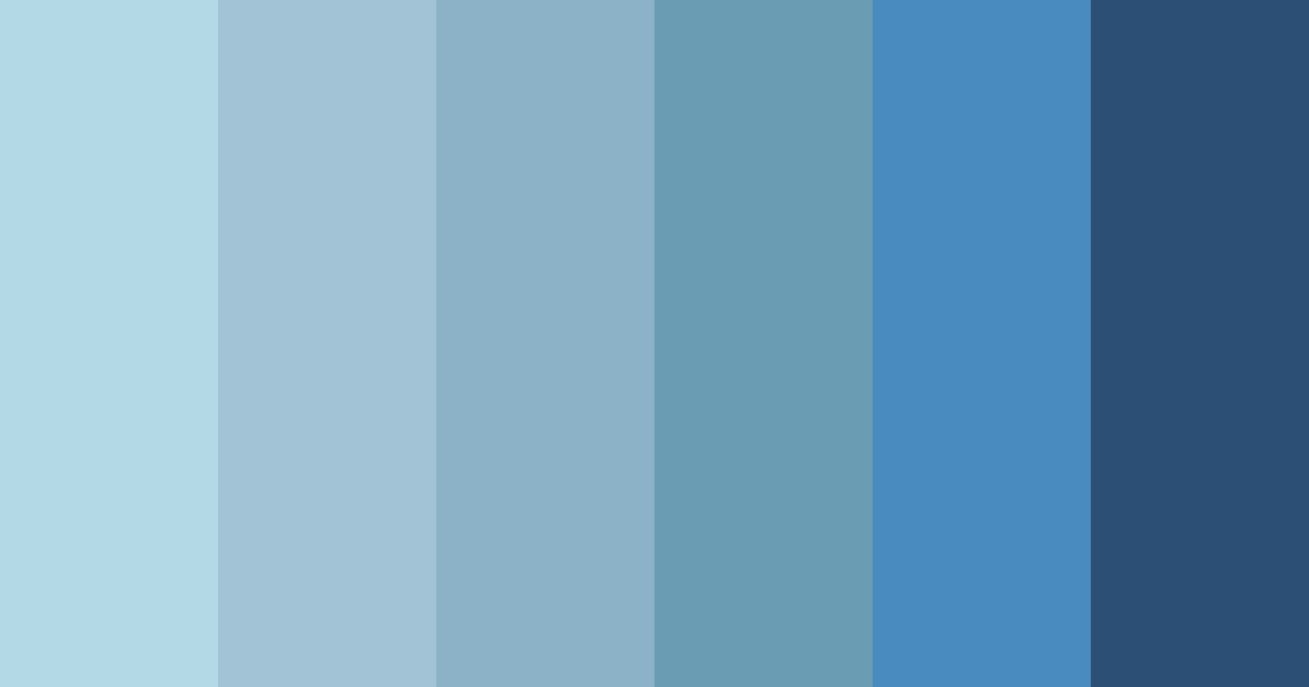 Download blue pearl color palette PNG image (landscape)